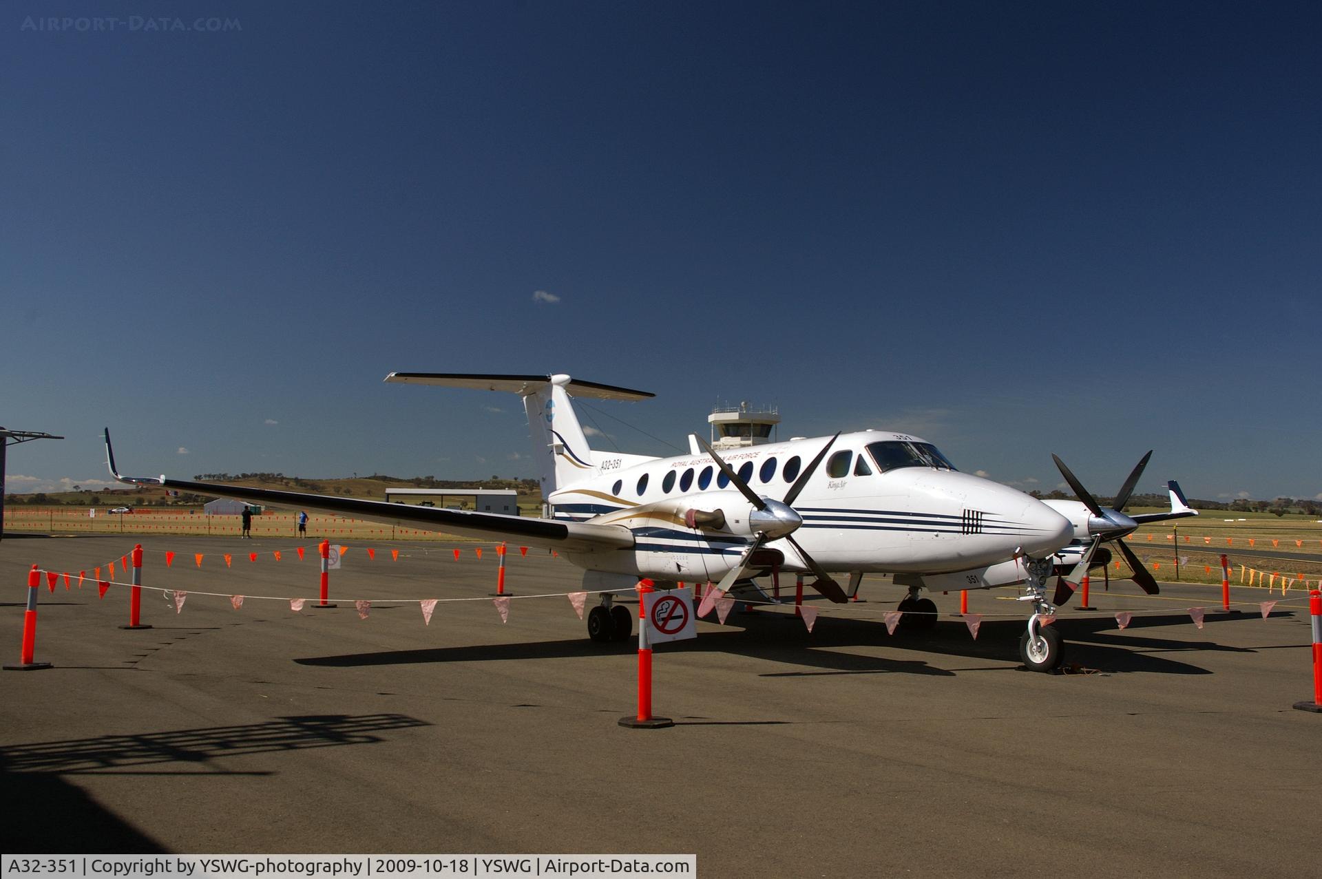 A32-351, 2002 Raytheon King Air 350 (B300) C/N FL-351, A32-351 (FL-351) at RAAF Base Wagga.