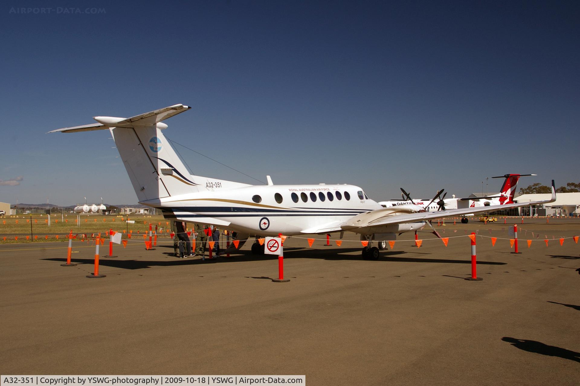 A32-351, 2002 Raytheon King Air 350 (B300) C/N FL-351, A32-351 (FL-351) at RAAF Base Wagga.