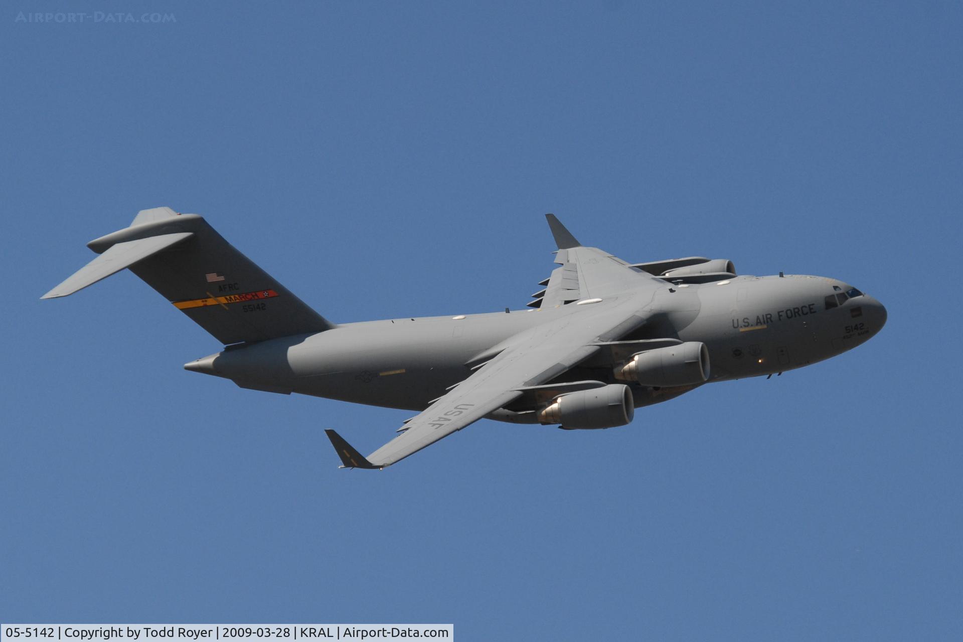 05-5142, 2005 Boeing C-17A Globemaster III C/N P-142, Riverside Airshow 2009