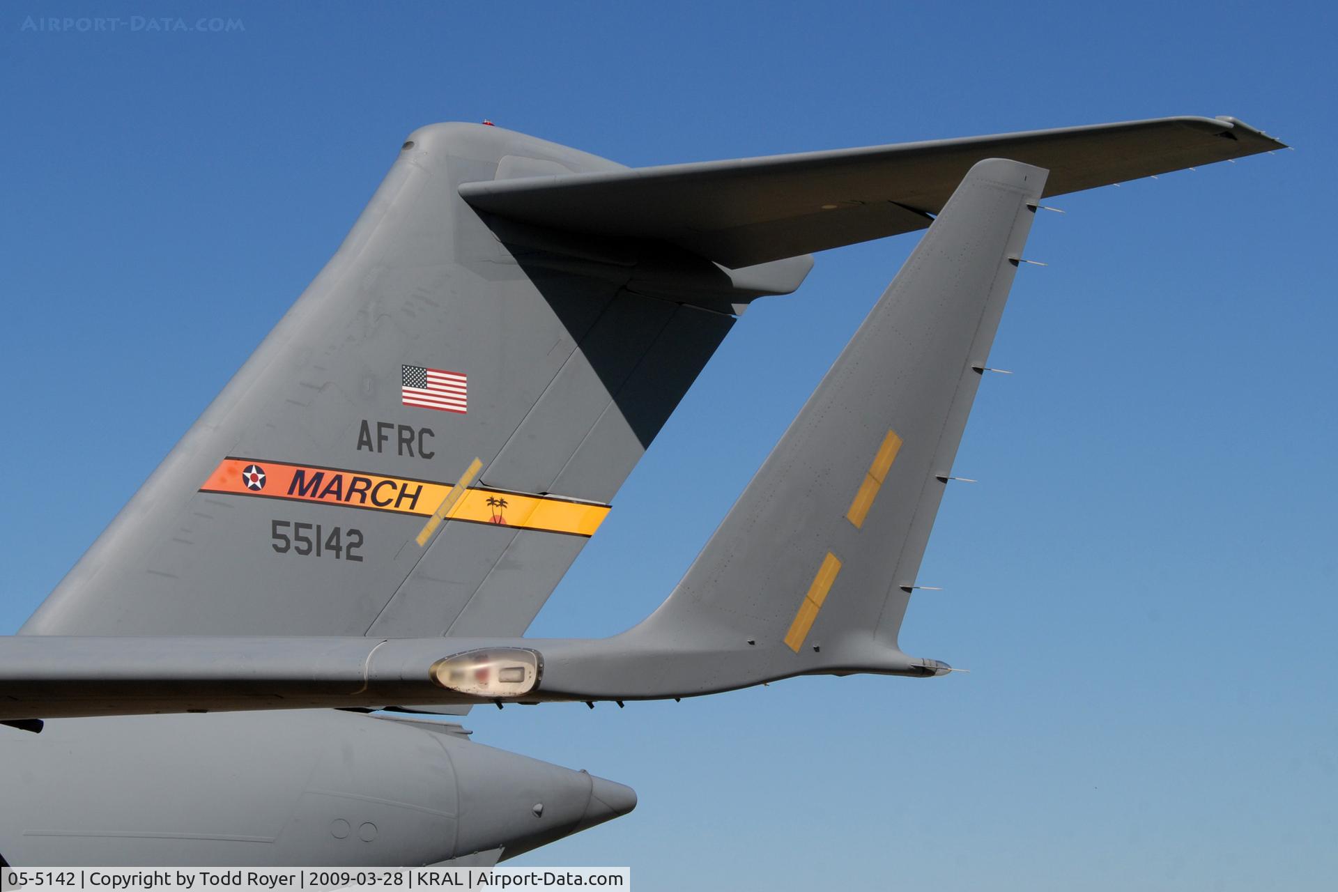 05-5142, 2005 Boeing C-17A Globemaster III C/N P-142, Riverside Airshow 2009