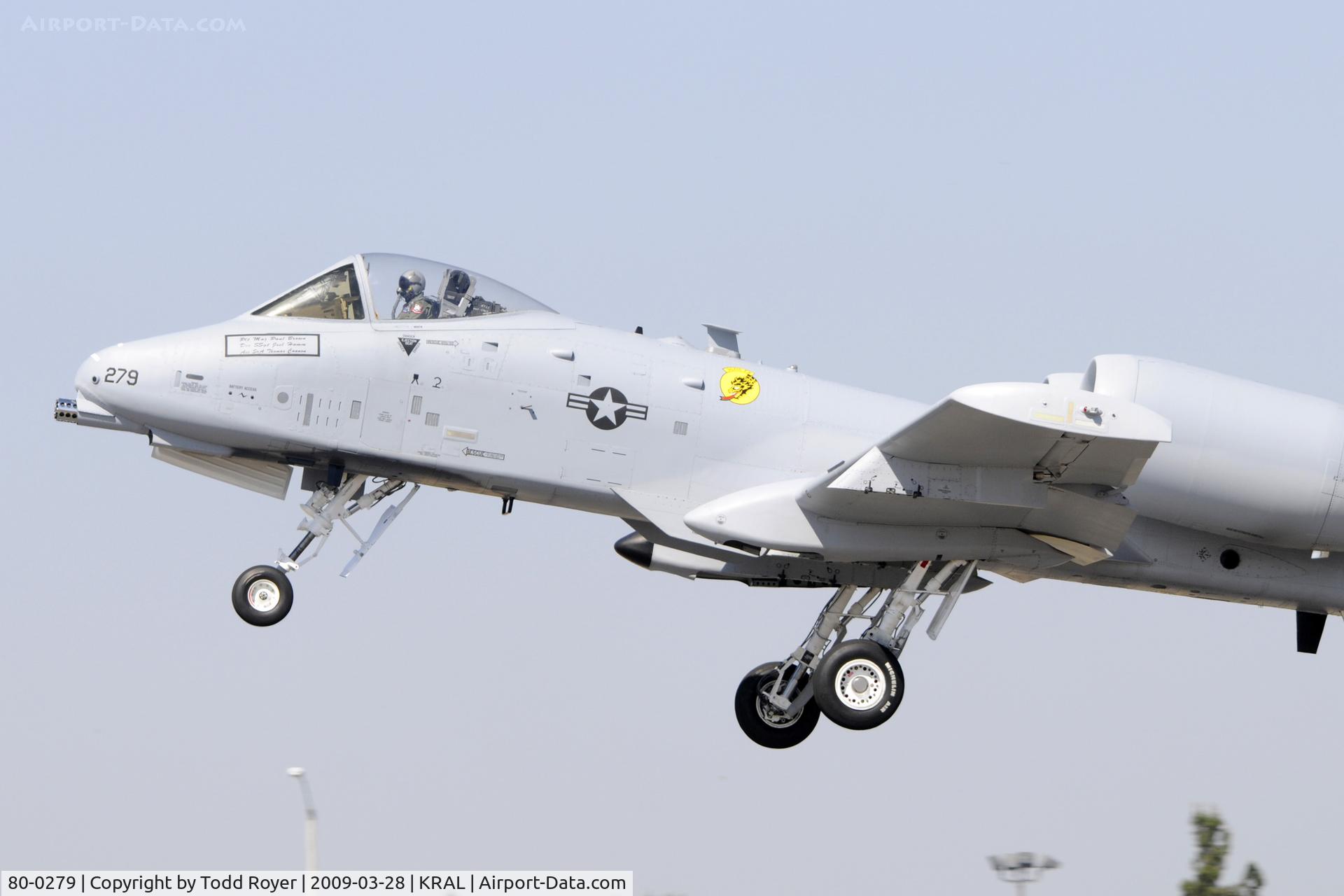 80-0279, 1980 Fairchild Republic A-10C Thunderbolt II C/N A10-0629, Riverside Airshow 2009