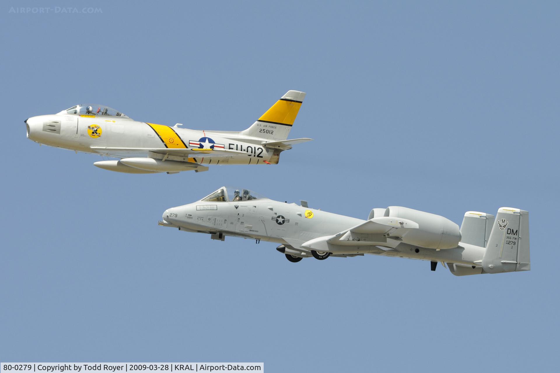 80-0279, 1980 Fairchild Republic A-10C Thunderbolt II C/N A10-0629, Riverside Airshow 2009