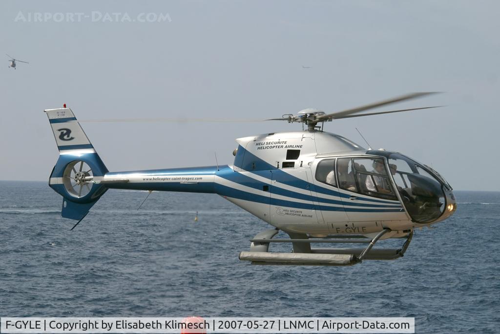 F-GYLE, Eurocopter EC-120B Colibri C/N 1182, at Monaco Heliport