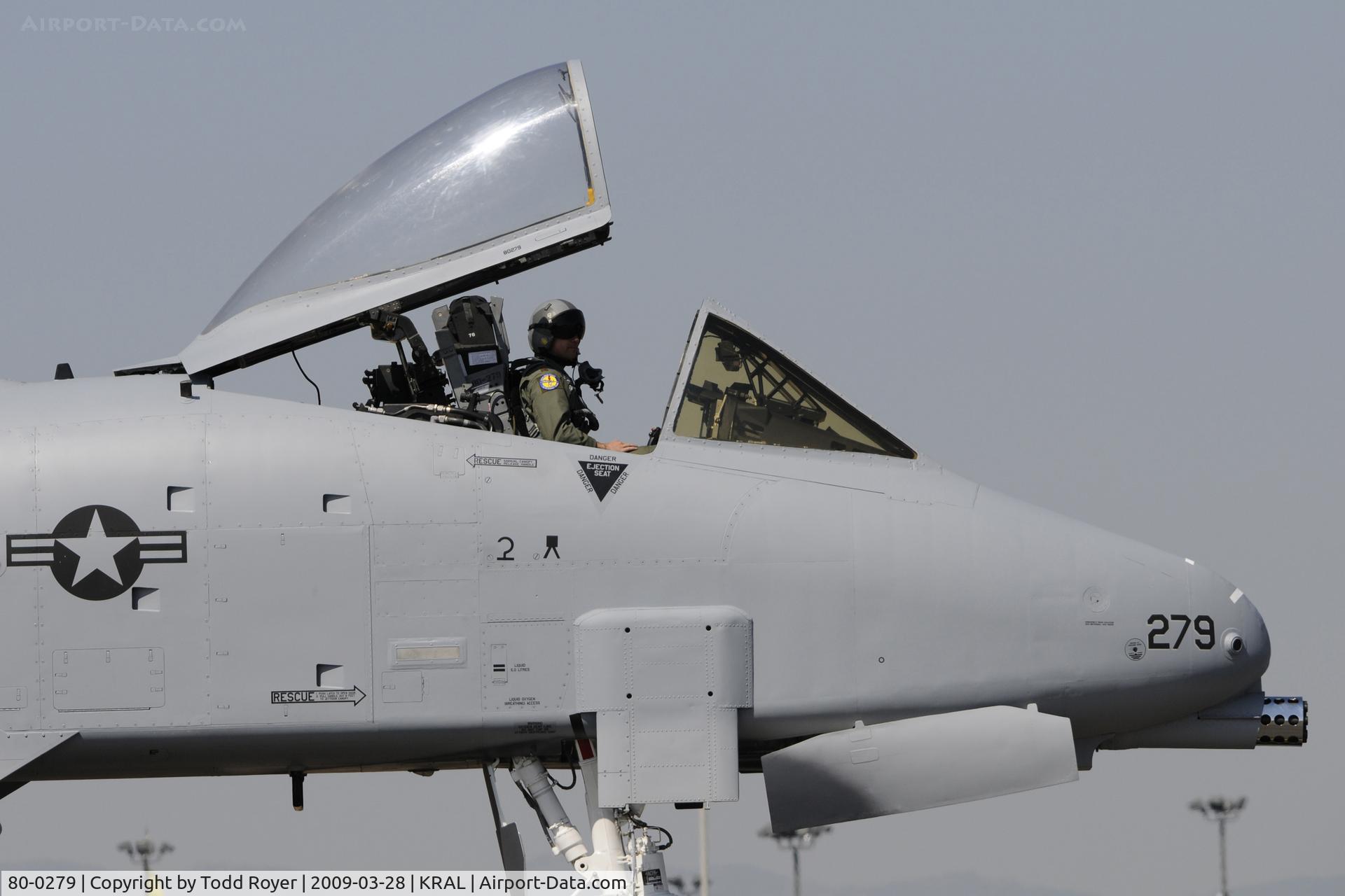 80-0279, 1980 Fairchild Republic A-10C Thunderbolt II C/N A10-0629, Riverside Airshow 2009