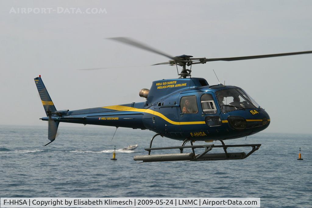 F-HHSA, Eurocopter AS-350B-2 Ecureuil Ecureuil C/N 1239, at Monaco Heliport