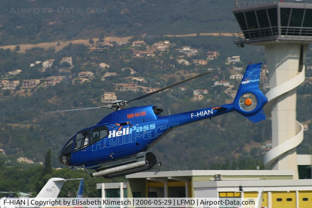 F-HIAN, 2000 Eurocopter EC-120B Colibri C/N 1155, at Cannes Airport