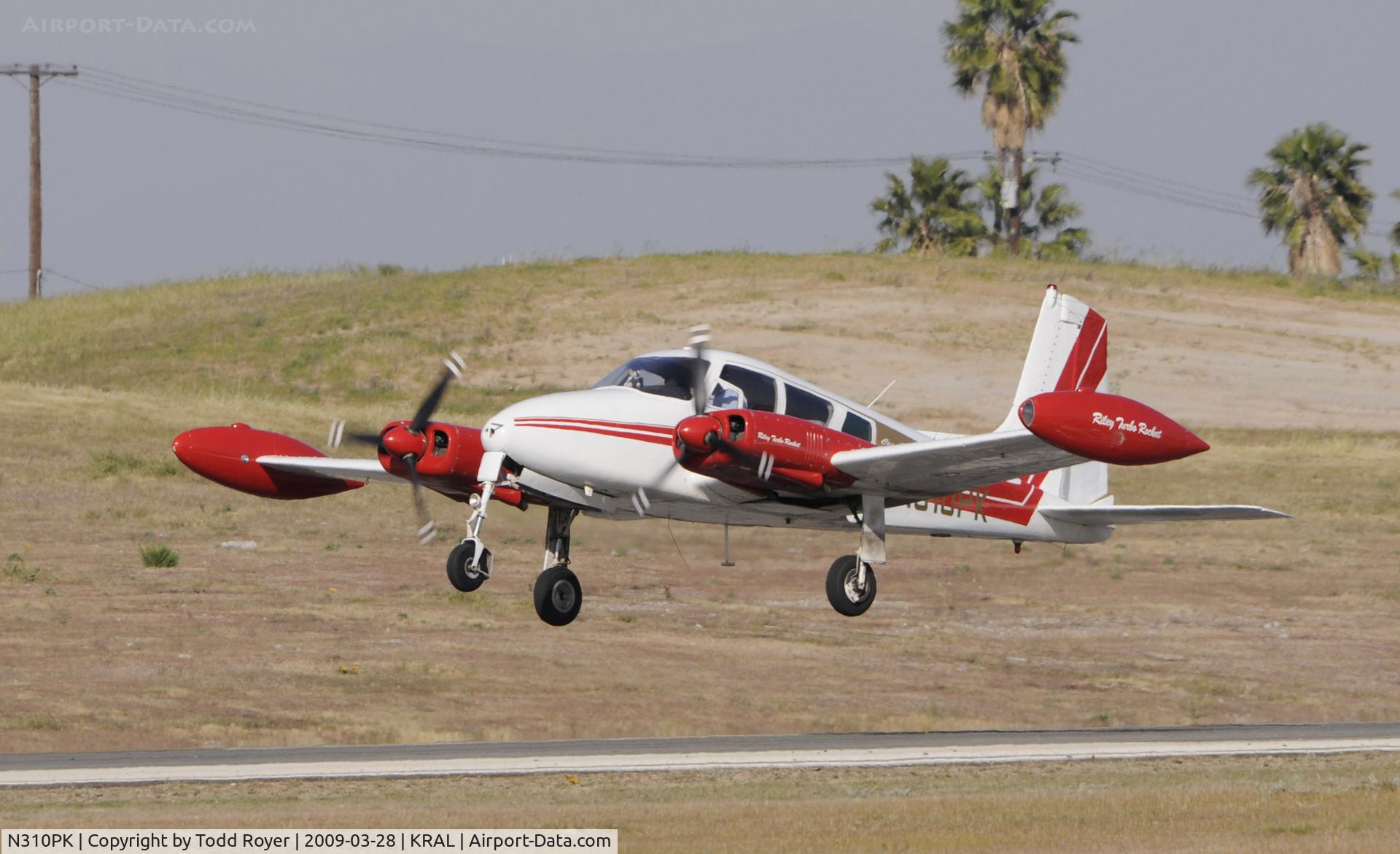 N310PK, 1955 Cessna 310 C/N 35153, Riverside Airshow 2009