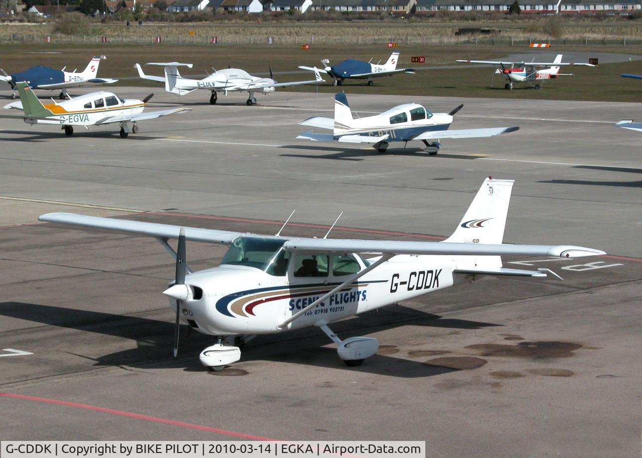 G-CDDK, 1974 Cessna 172M Skyhawk C/N 172-65258, DELTA KILO ON THE MAIN APRON SHOREHAM