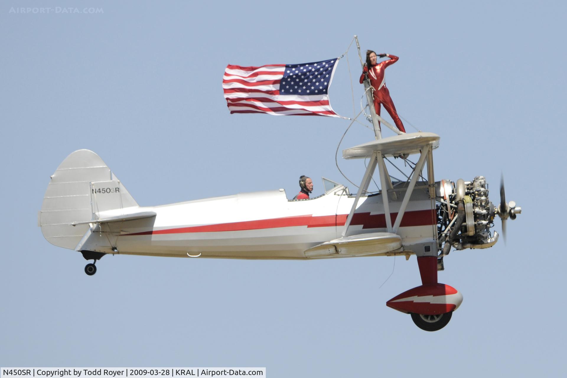 N450SR, 1942 Boeing B75N1 C/N 75-7016, Riverside Airshow 2009