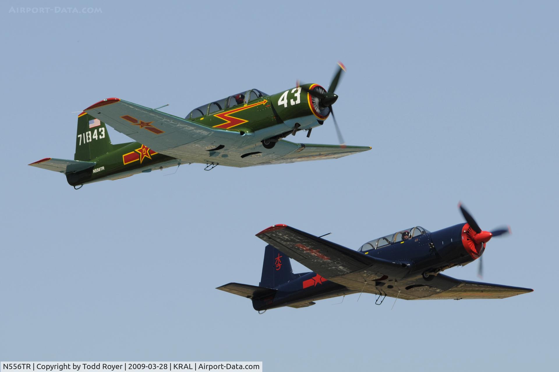N556TR, 1968 Nanchang CJ-6A C/N 2432060, Riverside Airshow 2009
