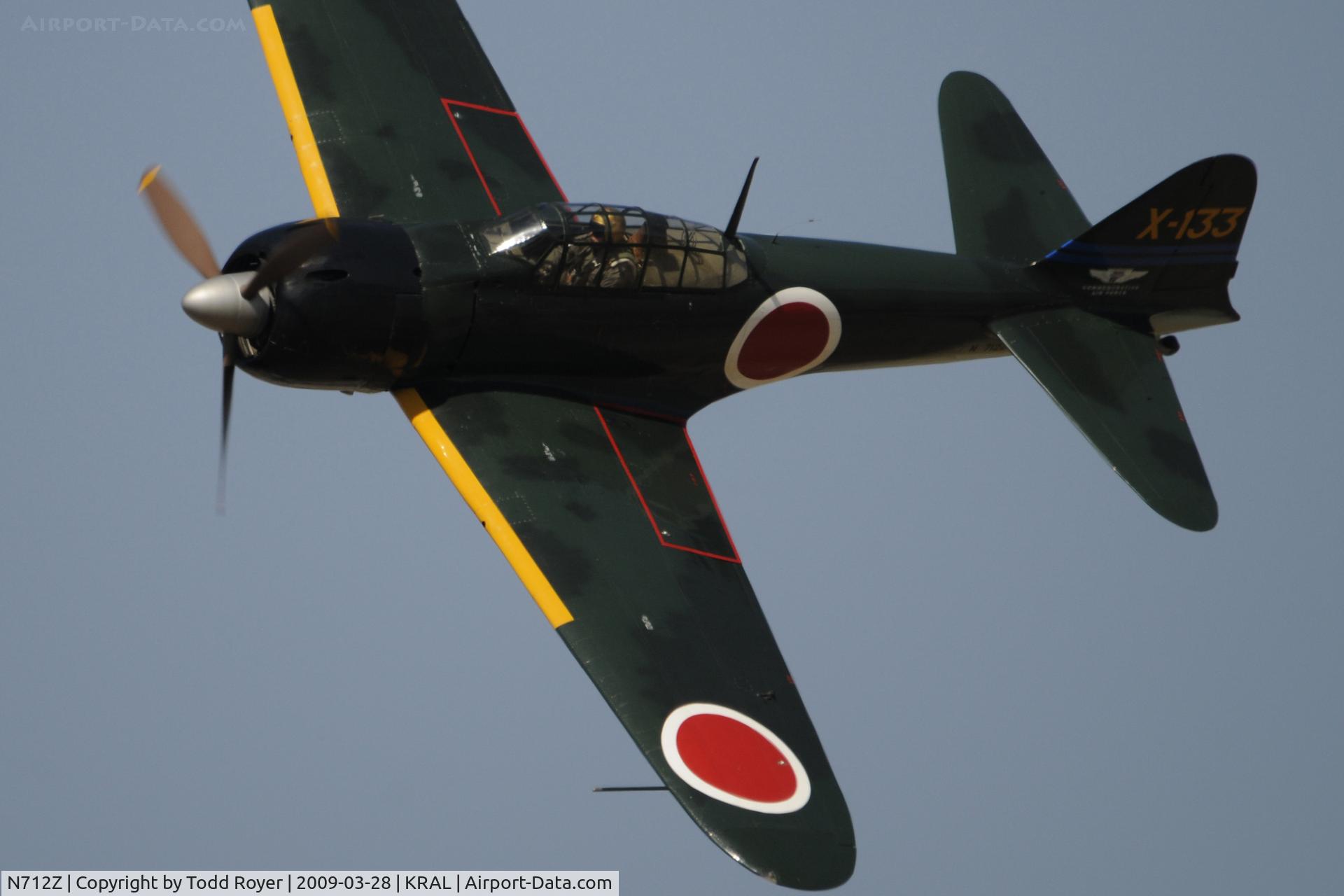 N712Z, 1942 Mitsubishi A6M3 Reisen (Zero) C/N 3869, Riverside Airshow 2009