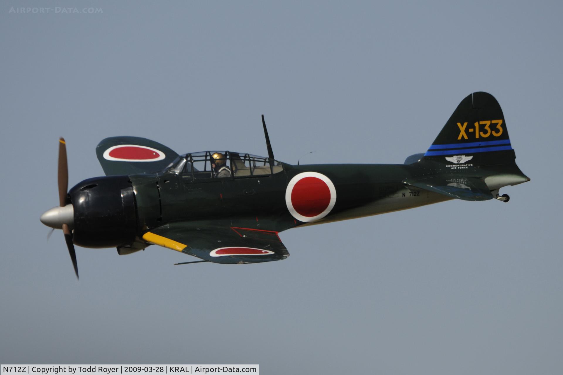 N712Z, 1942 Mitsubishi A6M3 Reisen (Zero) C/N 3869, Riverside Airshow 2009