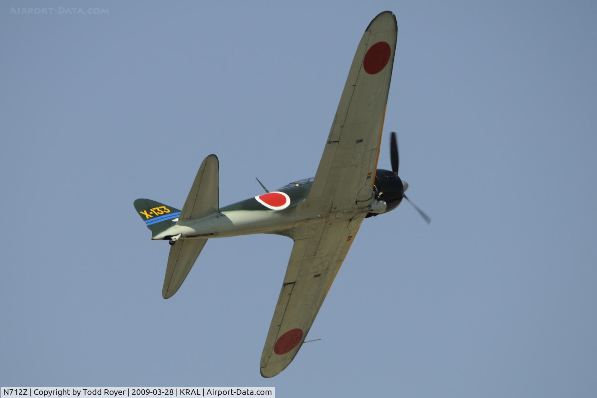 N712Z, 1942 Mitsubishi A6M3 Reisen (Zero) C/N 3869, Riverside Airshow 2009