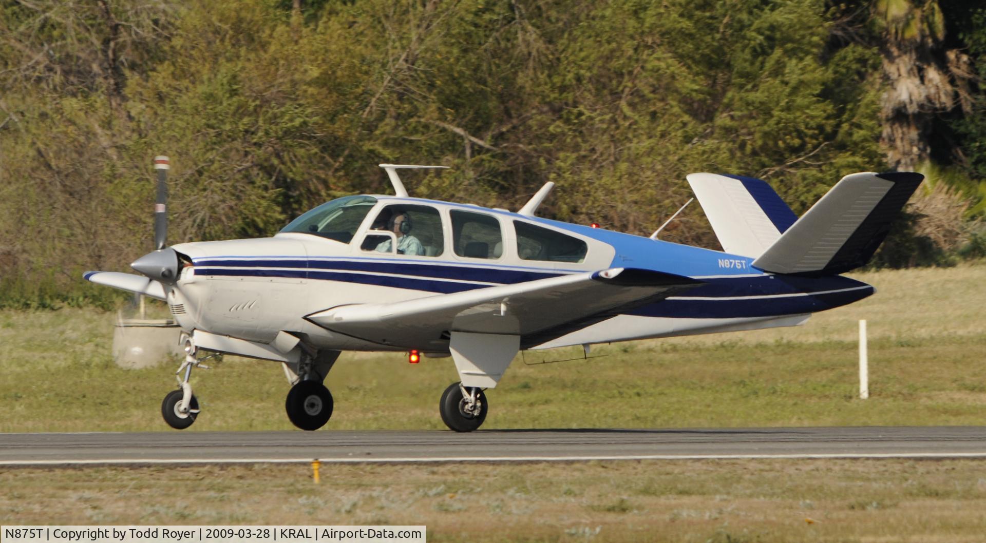 N875T, 1965 Beech S35 Bonanza C/N D-7837, Riverside Airshow 2009