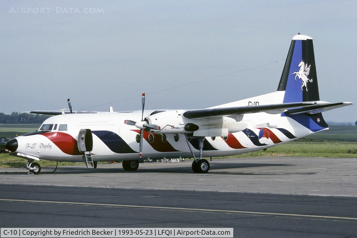 C-10, 1960 Fokker F-27-300M Troopship C/N 10160, Cambrai open house 1993