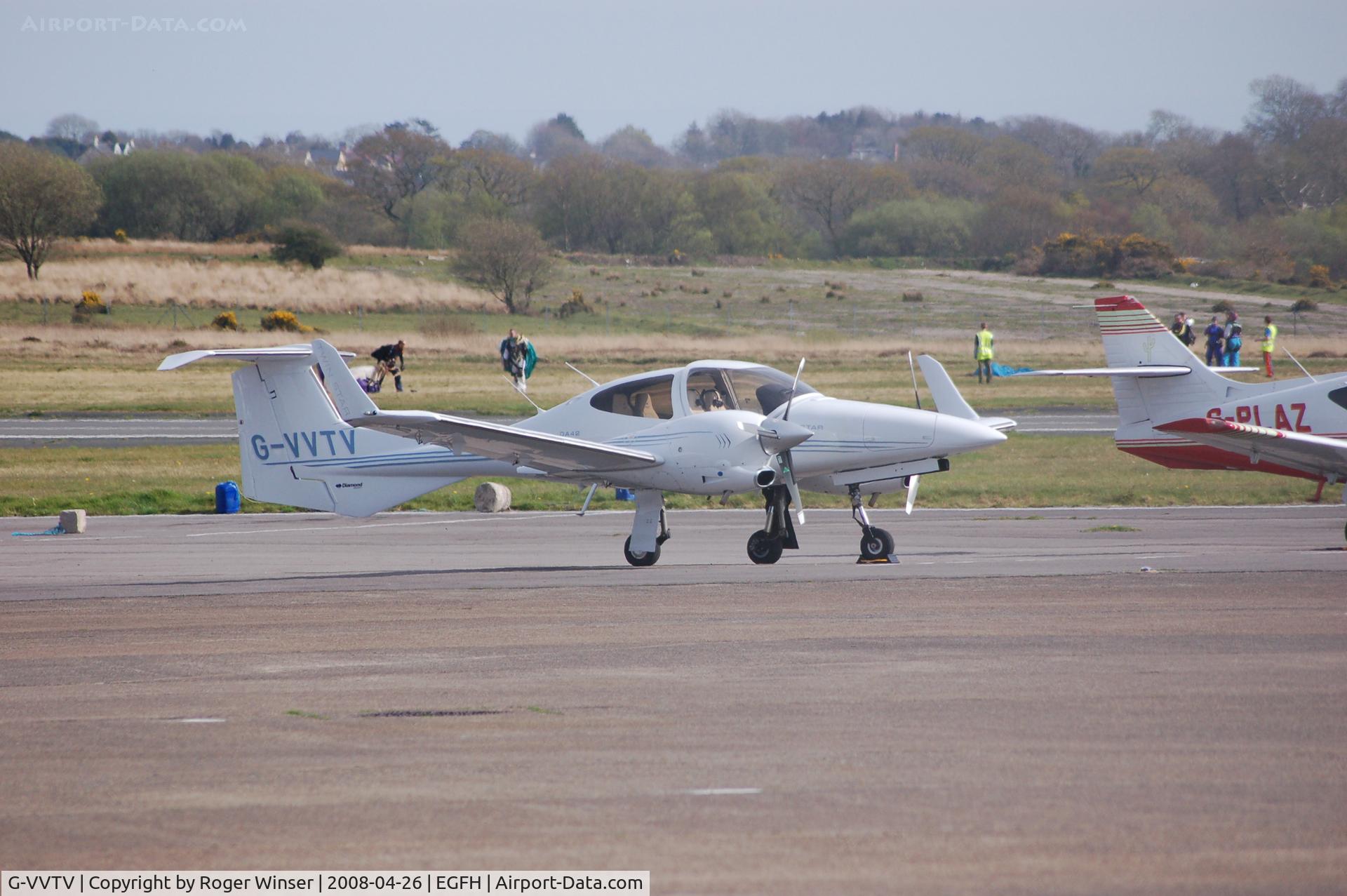 G-VVTV, 2006 Diamond DA-42 Twin Star C/N 42.170, Twin Star visiting Swansea Airport