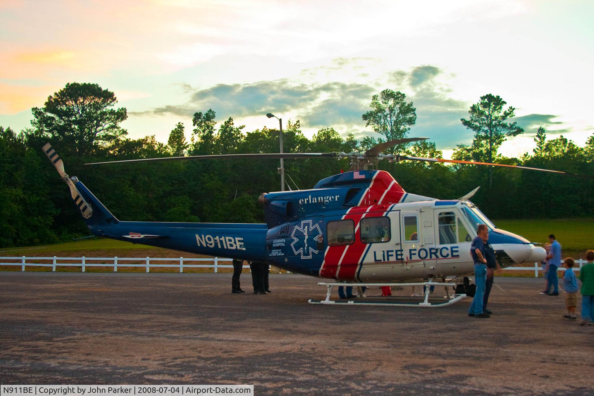 N911BE, 1990 Bell 412 C/N 36018, the 1990 Bell 412 when Erlanger owned it