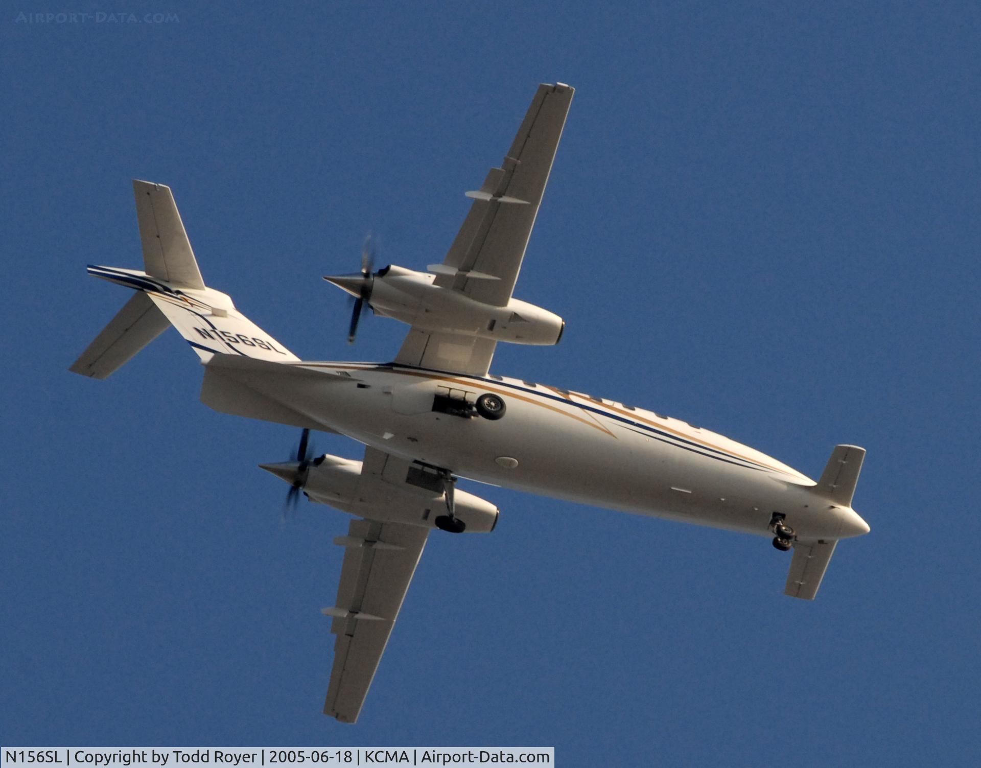 N156SL, 2006 Piaggio P-180 Avanti C/N 1115, From the backyard