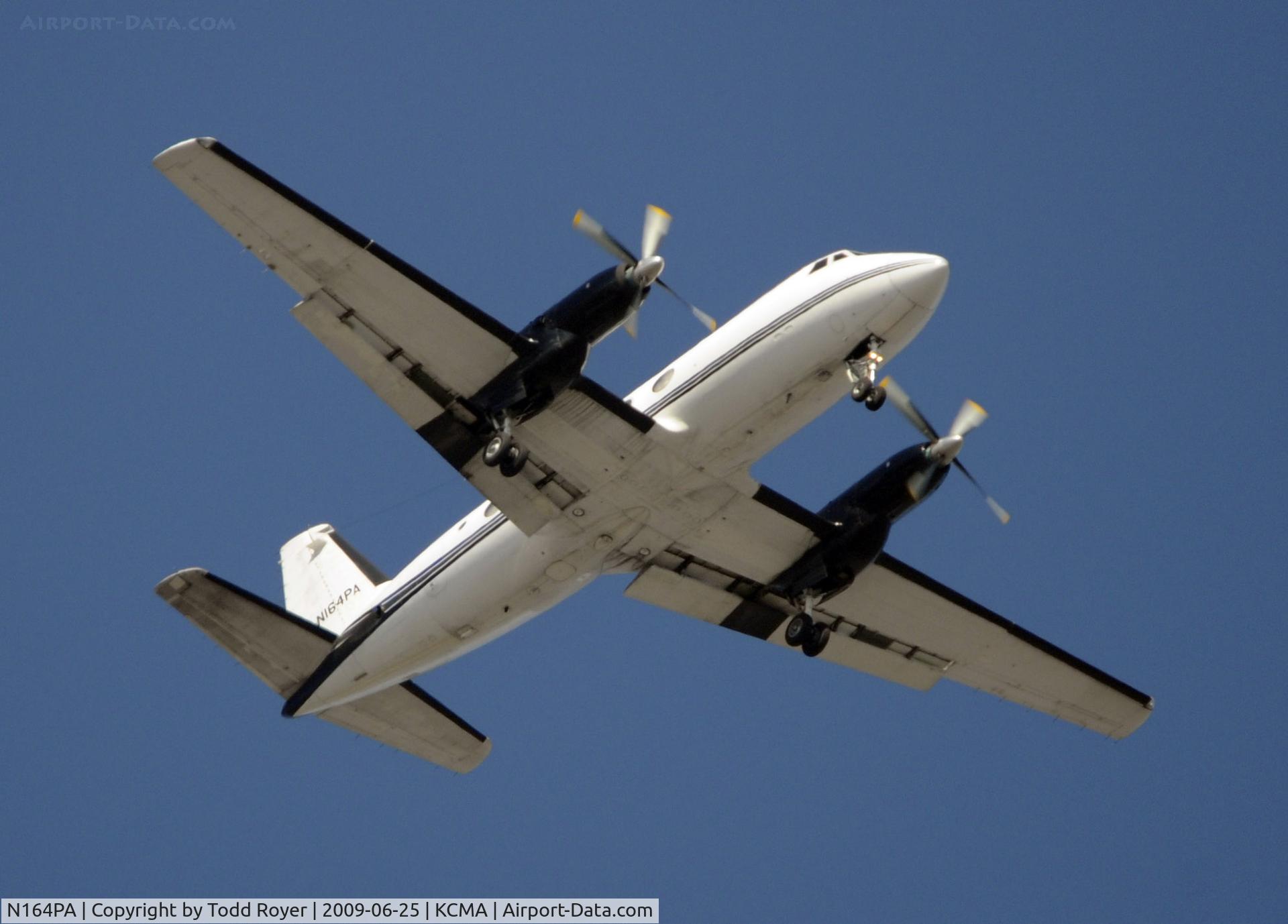 N164PA, 1965 Grumman G-159 Gulfstream 1 C/N 54, From the backyard