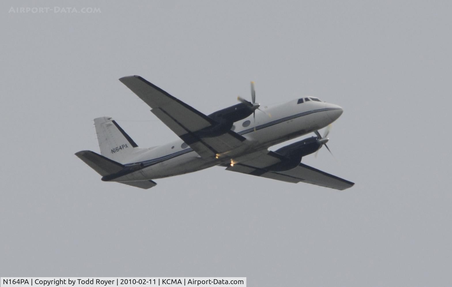 N164PA, 1965 Grumman G-159 Gulfstream 1 C/N 54, From the backyard