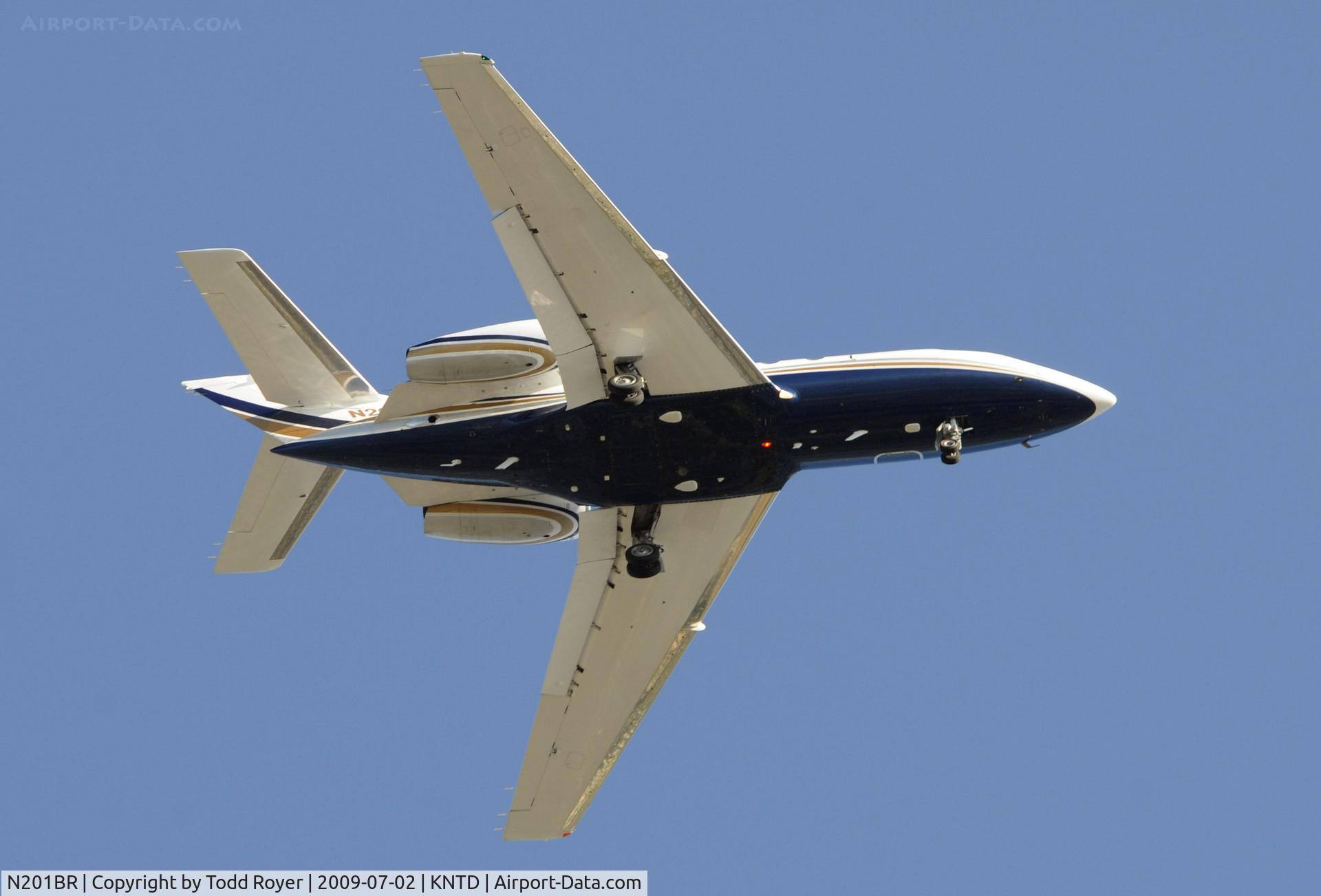 N201BR, 1968 Dassault Falcon (Mystere) 20C-5 C/N 166, From the backyard