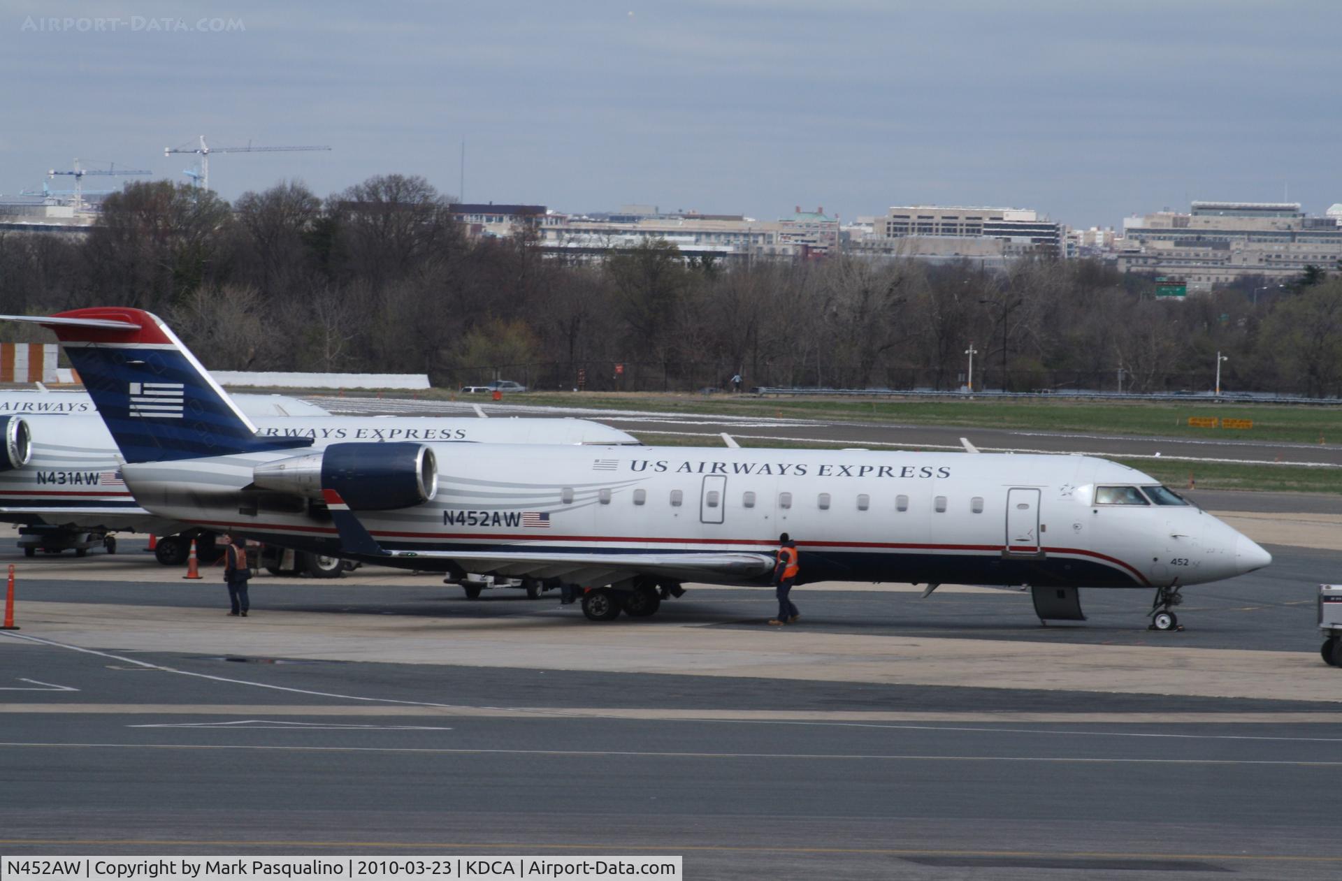 N452AW, 2003 Bombardier CRJ-200LR (CL-600-2B19) C/N 7835, CL-600-2B19