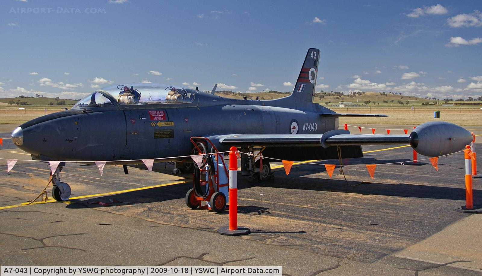 A7-043, 1969 Aermacchi MB-326H C/N CA30-43, A7-043 at YSWG