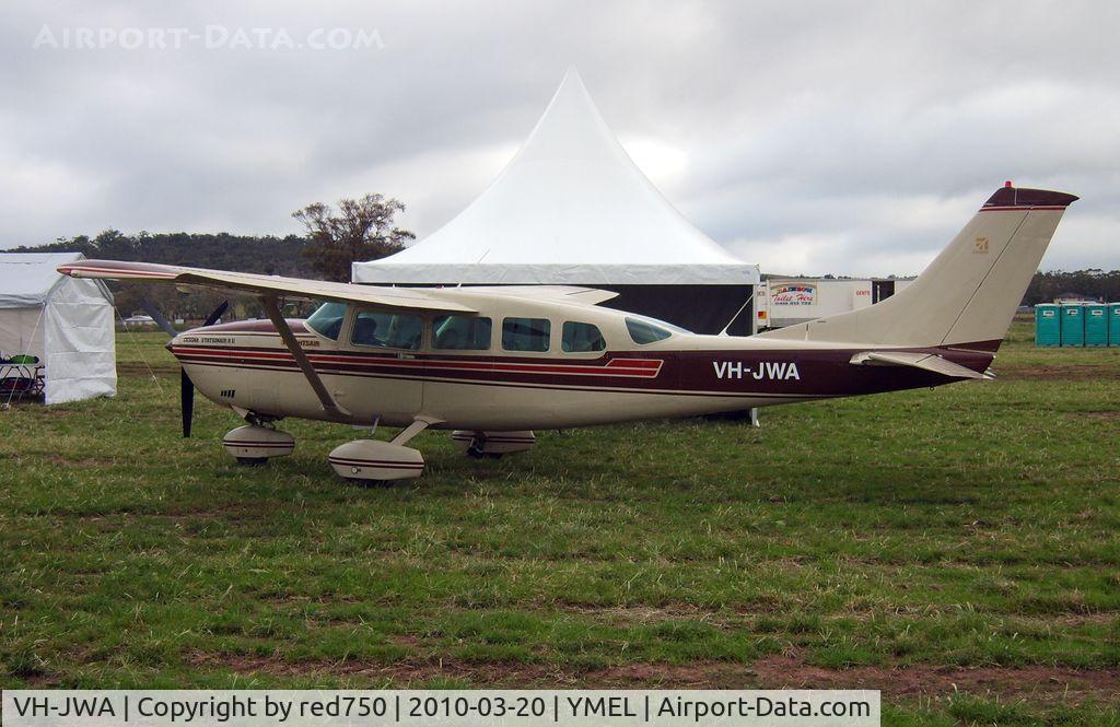 VH-JWA, 1980 Cessna T207A Turbo Stationair 8 C/N 20700584, Stationair II. Taken at Melton Air Show 2010
