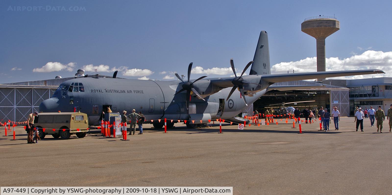 A97-449, 1999 Lockheed Martin C-130J-30 Super Hercules C/N 382-5449, A97-449 at RAAF Base Wagga.