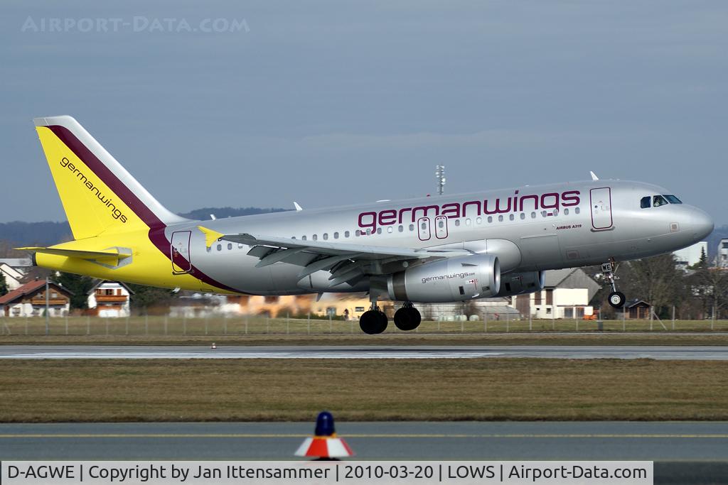 D-AGWE, 2007 Airbus A319-132 C/N 3128, Germanwings