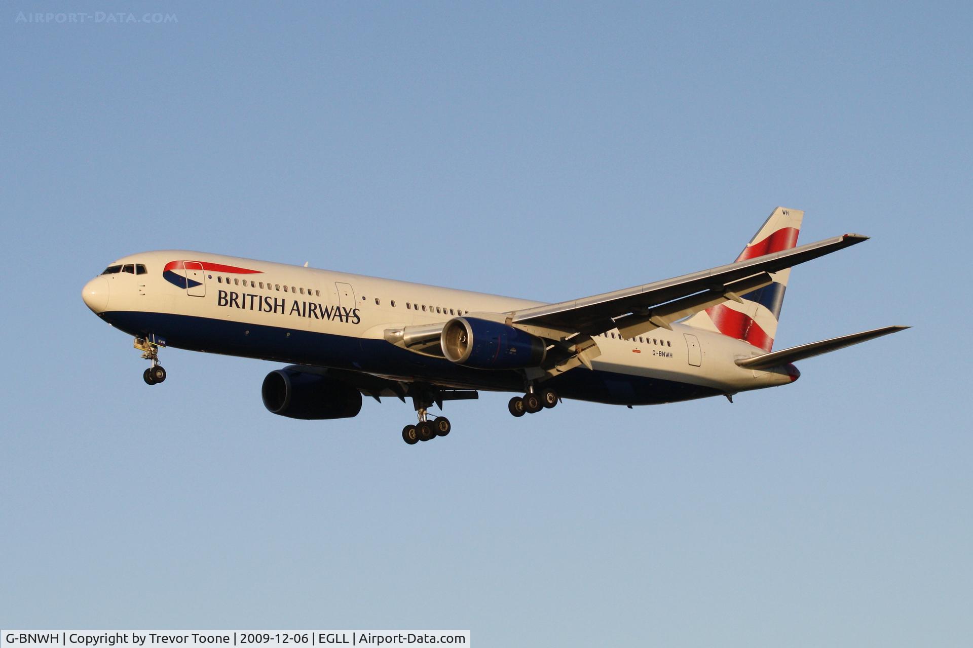 G-BNWH, 1990 Boeing 767-336 C/N 24340, Boeing BOEING 767-336, c/n: 24340