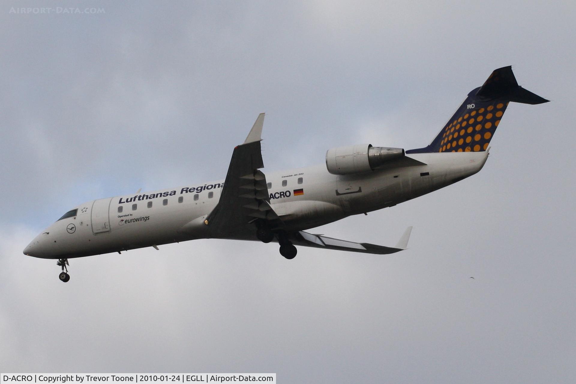 D-ACRO, 2001 Canadair CRJ-200LR (CL-600-2B19) C/N 7494, Canadair RJ200, c/n: 7494