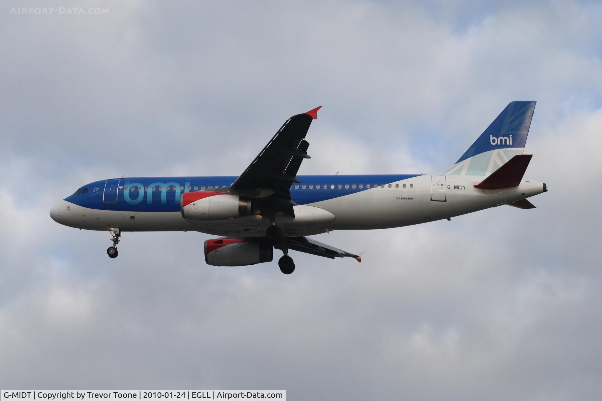 G-MIDT, 2001 Airbus A320-232 C/N 1418, AIRBUS A320-232, c/n: 1418