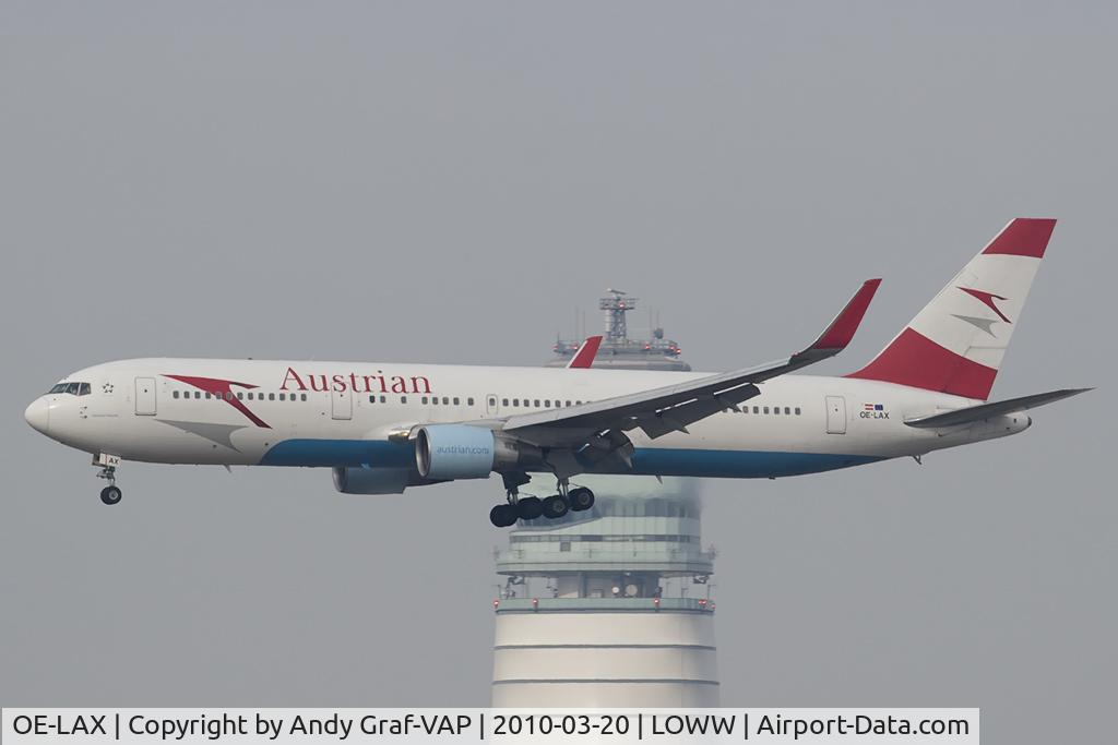 OE-LAX, 1992 Boeing 767-3Z9/ER C/N 27095, Austrian Airlines 767-300