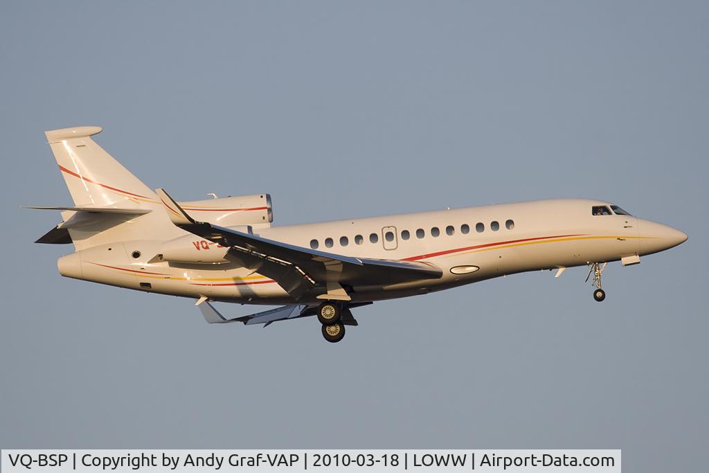 VQ-BSP, 2010 Dassault Falcon 7X C/N 083, Falcon 7X