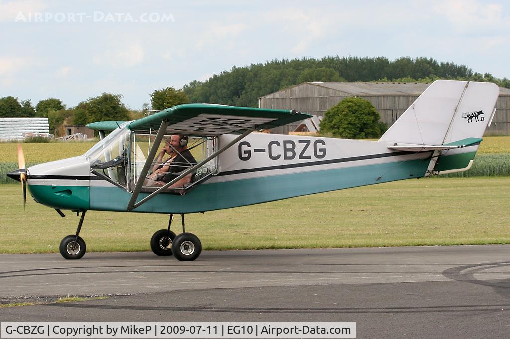 G-CBZG, 2002 Rans S-6ES Coyote II C/N PFA 204-13894, Taxiing for departure at Breighton.