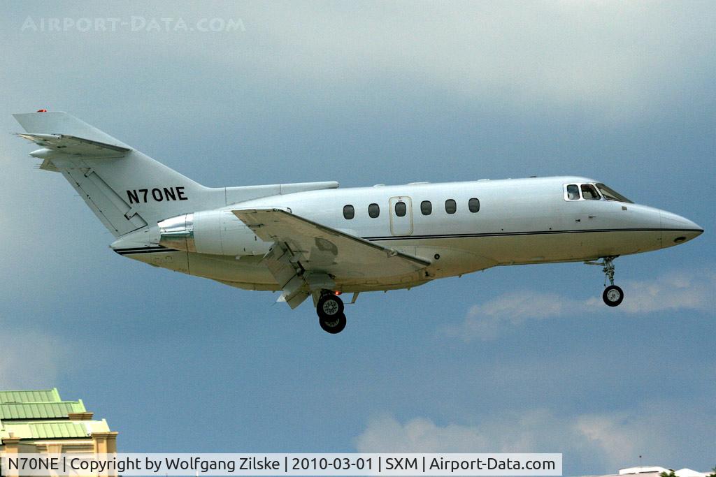 N70NE, British Aerospace BAe.125 Series 800A C/N 258107, visitor