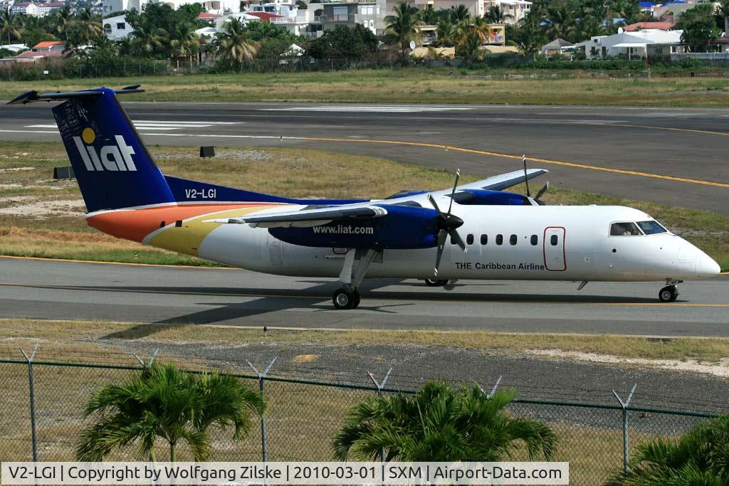 V2-LGI, 1992 De Havilland Canada DHC-8-311 Dash 8 C/N 325, visitor