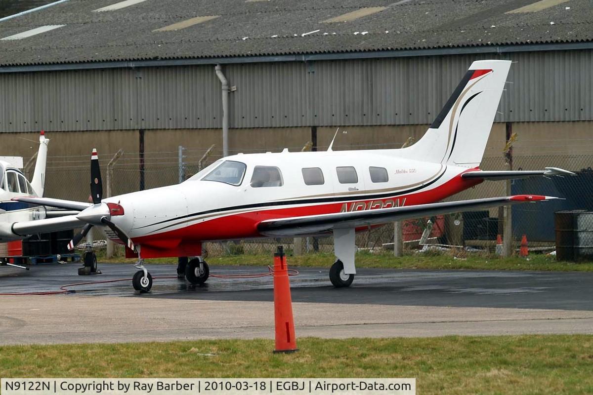 N9122N, 1987 Piper PA-46-310P Malibu C/N 4608097, Piper PA-46-310P Malibu [4608097] Staverton~G 19/03/2010. Seen here.