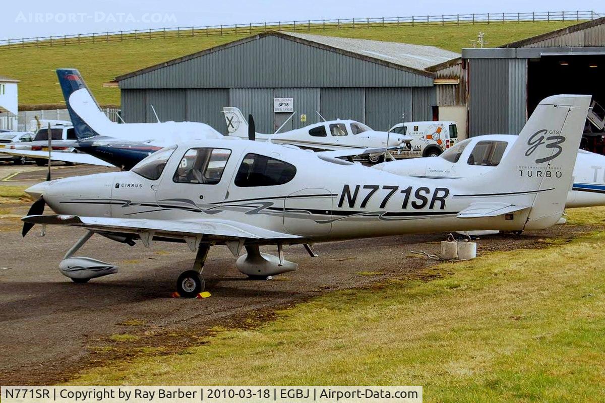 N771SR, 2007 Cirrus SR22 G3 GTS Turbo C/N 2771, Cirrus Design SR-22 G3 Turbo [2771] Staverton~G 18/03/2010. Seen here.