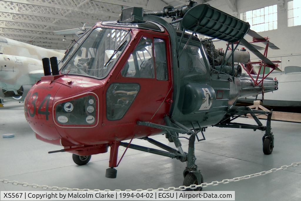 XS567, 1964 Westland Wasp HAS.1 C/N F9578, Westland Wasp HAS1 at the Imperial War Museum, Duxford in 1994.