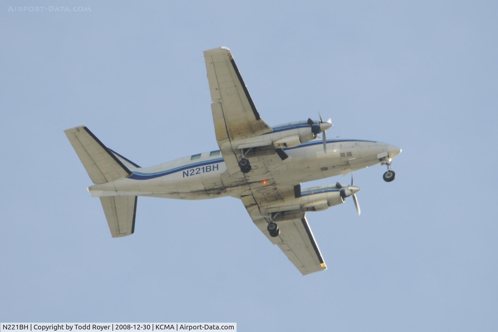 N221BH, 1981 Beech C99 Airliner C/N U-168, From the backyard