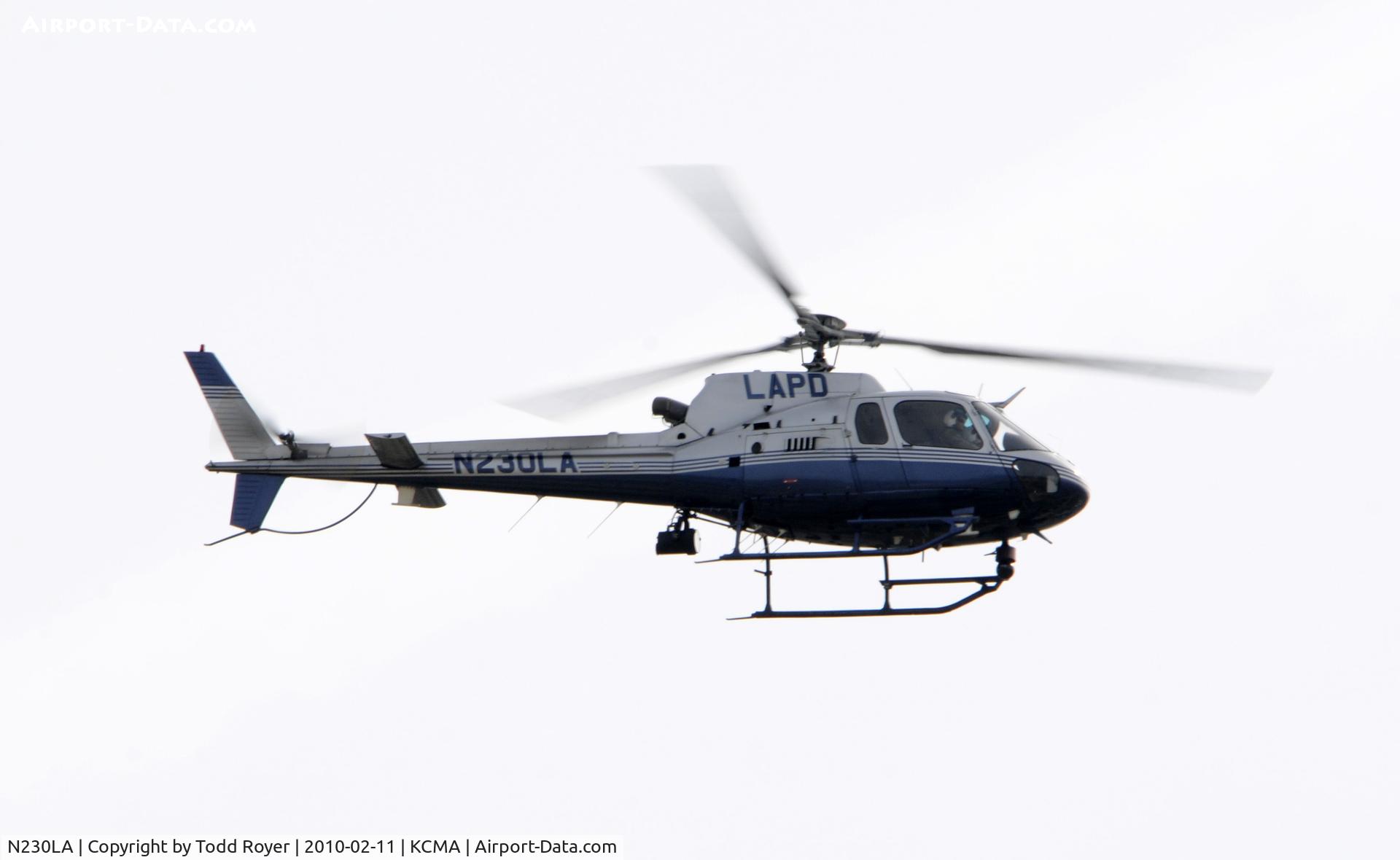 N230LA, 2000 Eurocopter AS-350B-2 Ecureuil Ecureuil C/N 3318, From the backyard