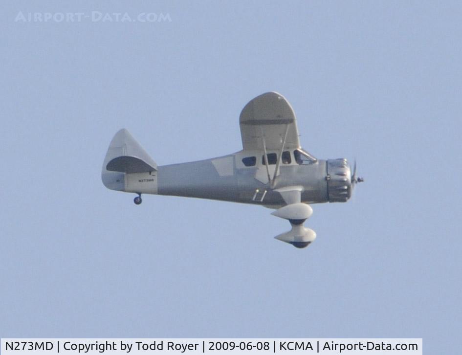 N273MD, 2008 Dickenson Howard DGA-21 (Replicate) C/N 001, From the backyard