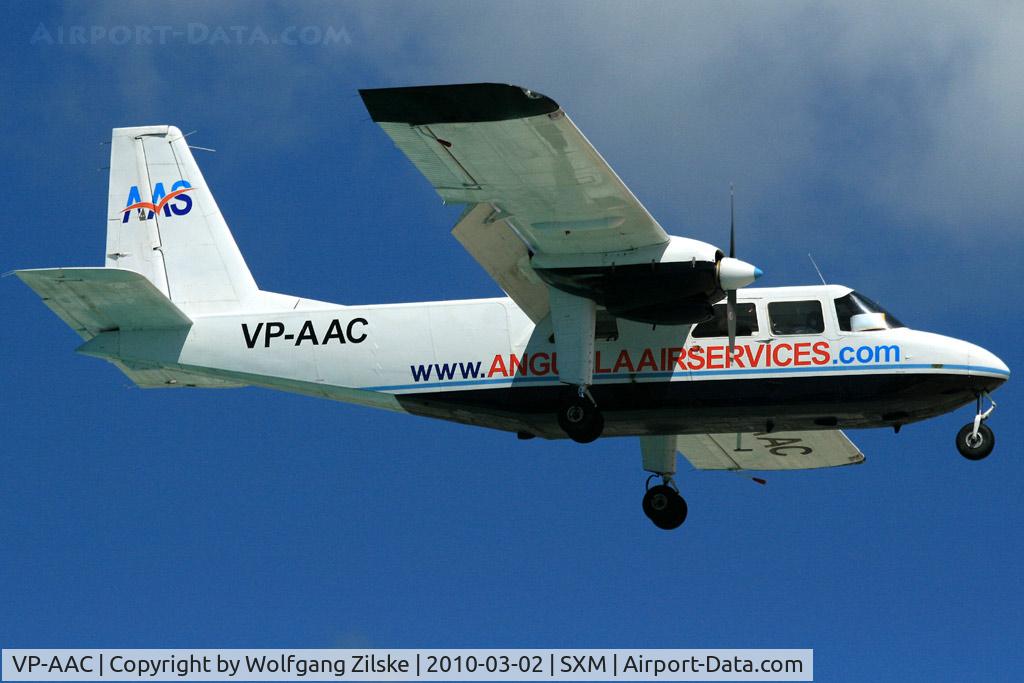 VP-AAC, 1981 Britten-Norman BN-2A-26 Islander C/N 919, visitor