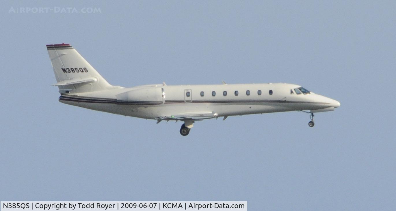 N385QS, 2006 Cessna 680 Citation Sovereign C/N 680-0115, From the backyard