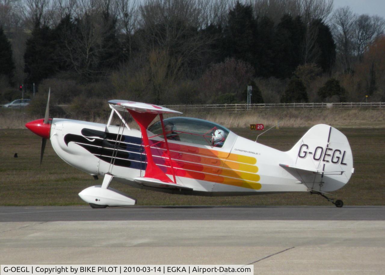 G-OEGL, 1982 Christen Eagle II C/N 001 (G-OEGL), SHOREHAM RESIDENT