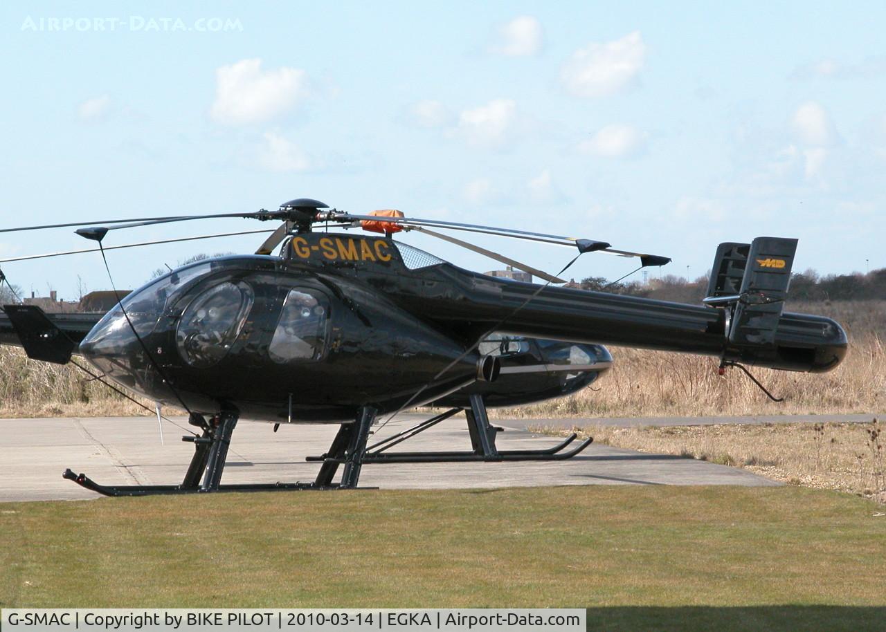G-SMAC, 1992 McDonnell Douglas 500N C/N LN020, MD500N OF MAC HELICOPTERS. SHOREHAM