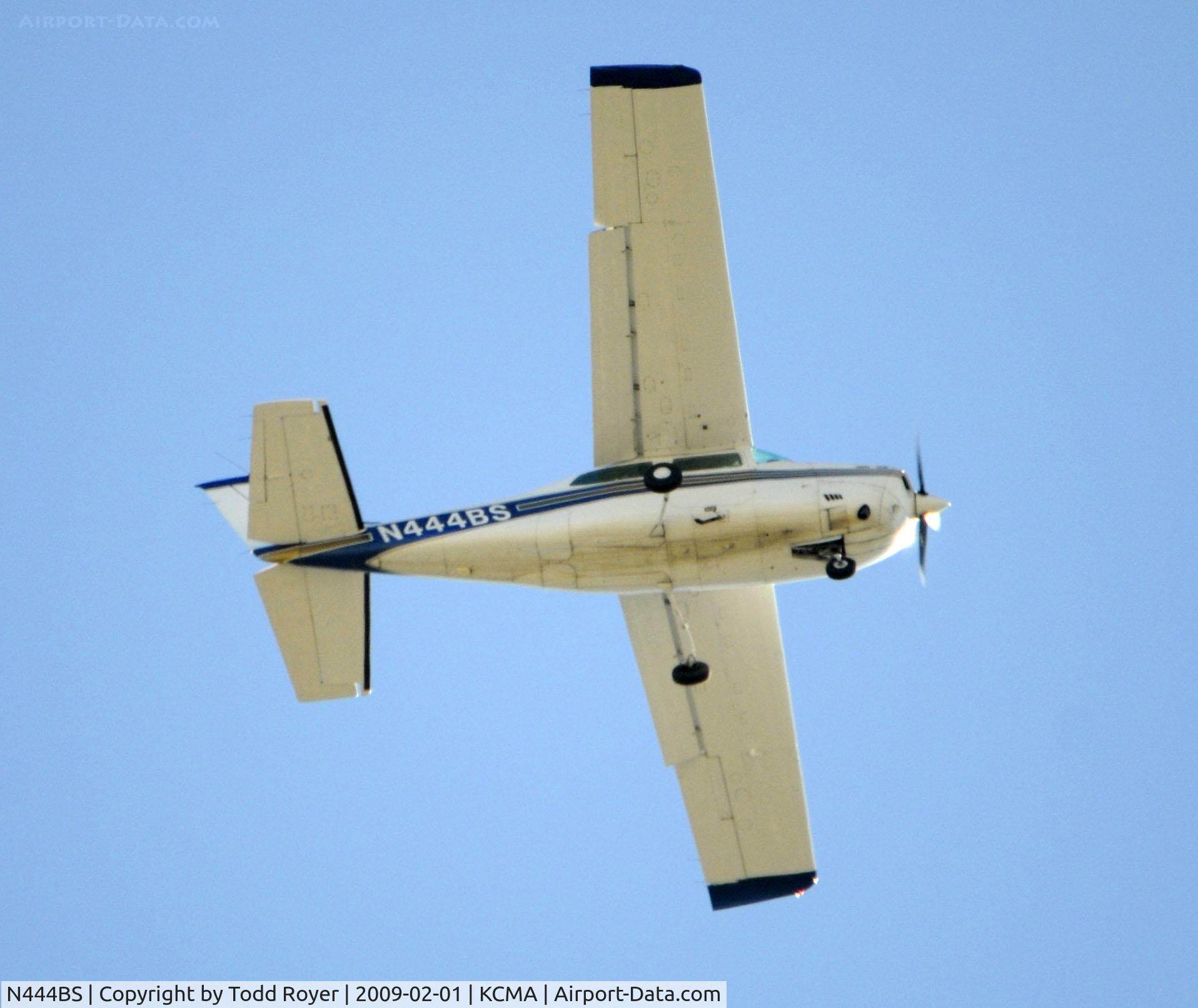 N444BS, 1978 Cessna T210M Turbo Centurion C/N 21062823, From the backyard