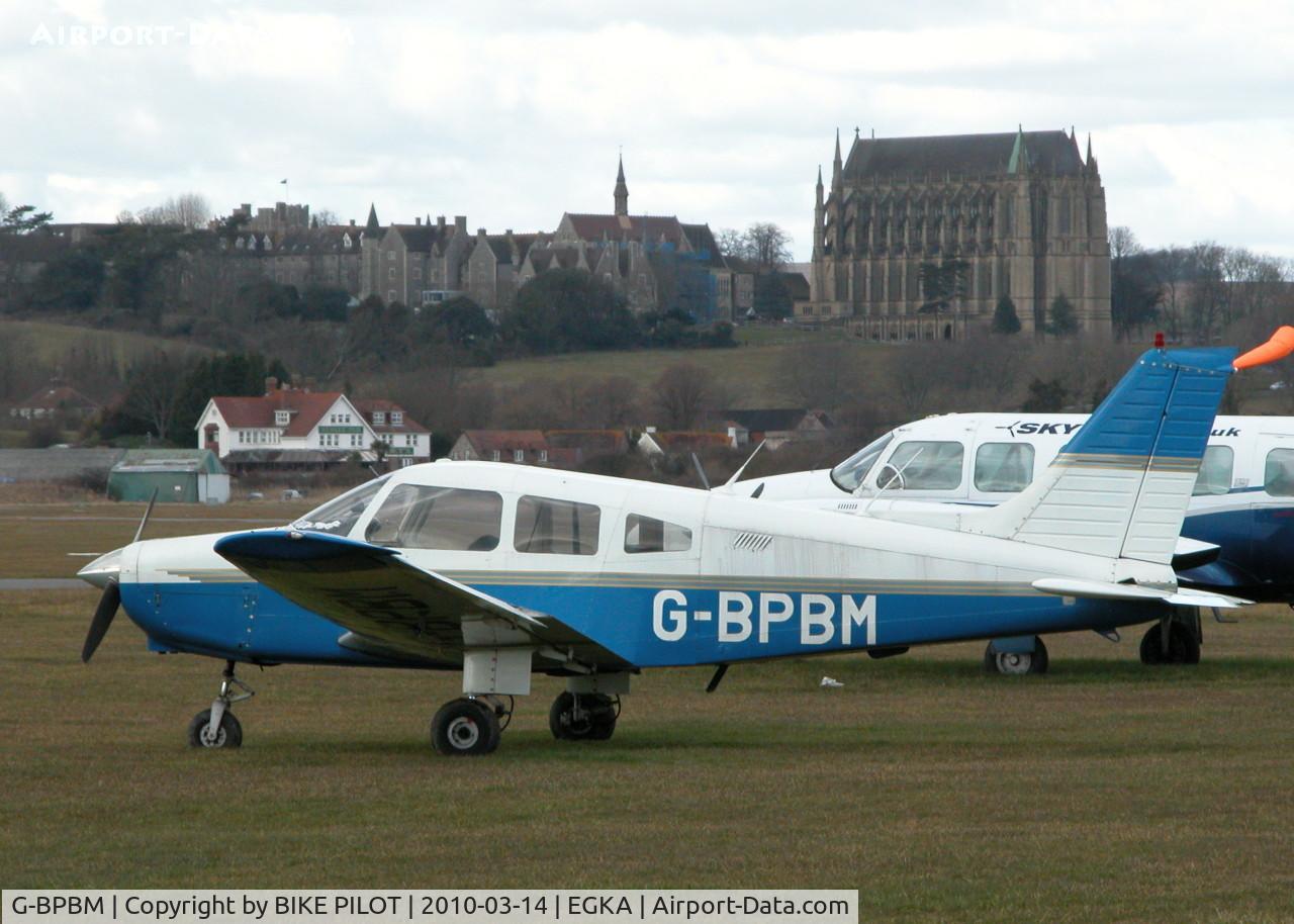 G-BPBM, 1979 Piper PA-28-161 Cherokee Warrior II C/N 28-7916272, REDHILL AIR SERVICES LTD WARRIOR II. SHOREHAM